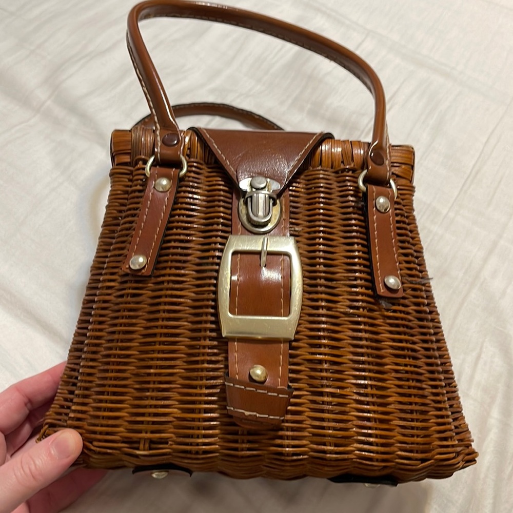 Vintage Whicker Handbag